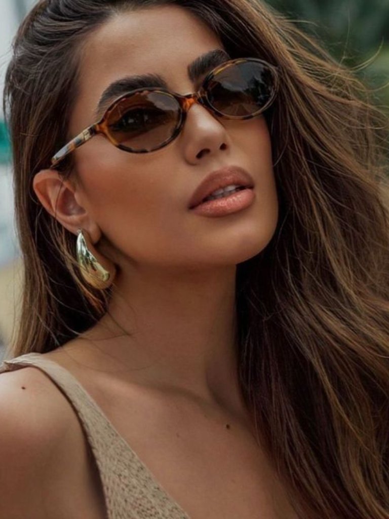 New Miu Miu Mu 04zs 19p2z1 50 Miu Miu Oval Acetate Havana Sunglasses Smu 04z